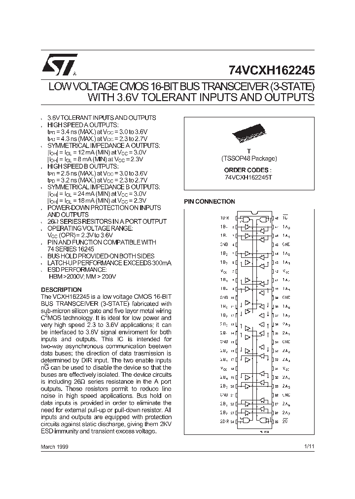 74VCXH162245_356179.PDF Datasheet