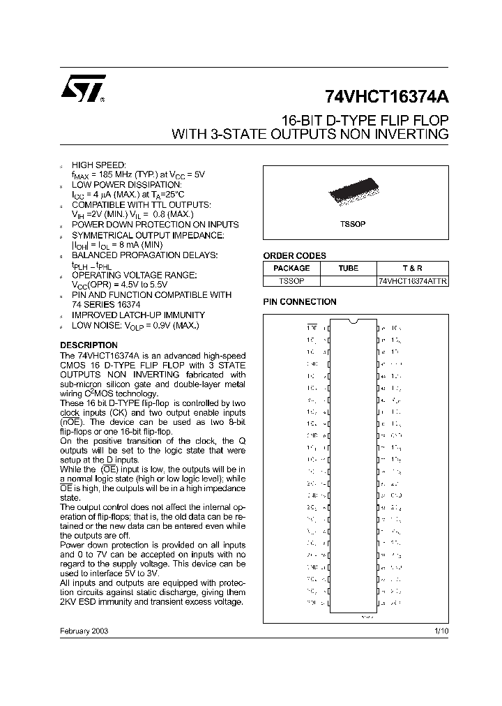 74VHCT16374_319790.PDF Datasheet