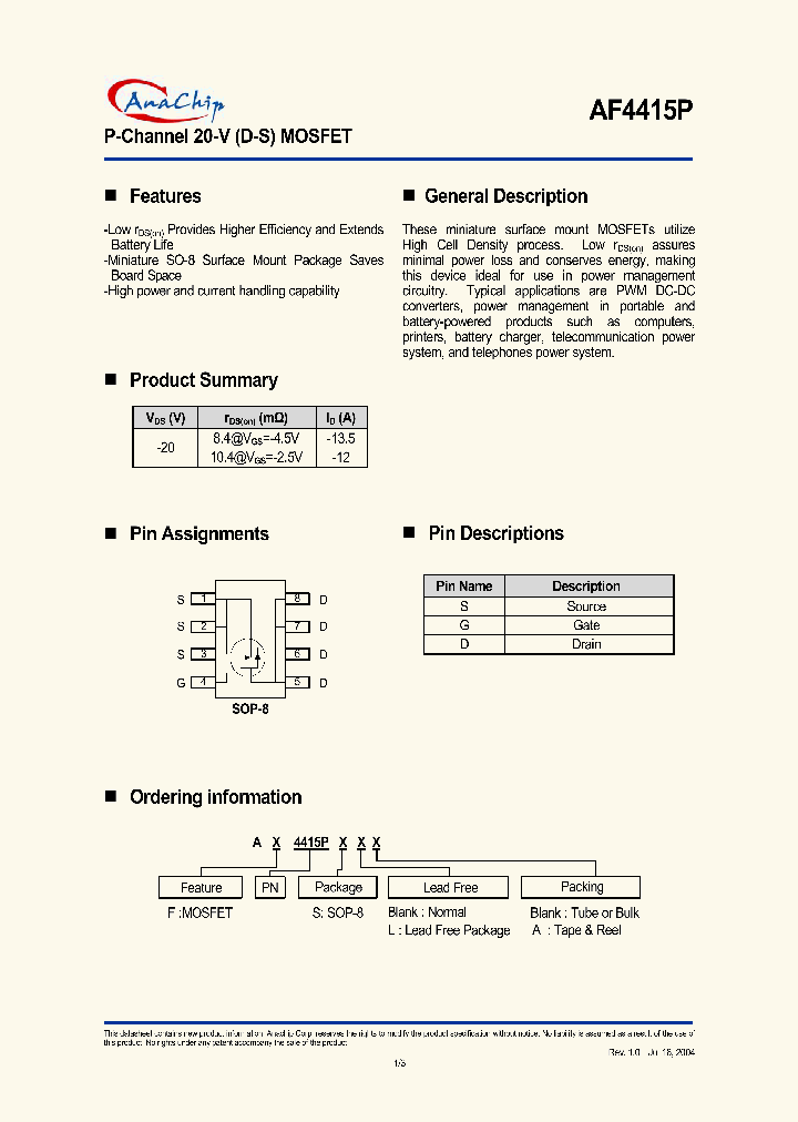 AF4415P_364220.PDF Datasheet