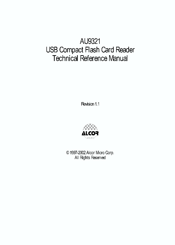 AU9321_322335.PDF Datasheet