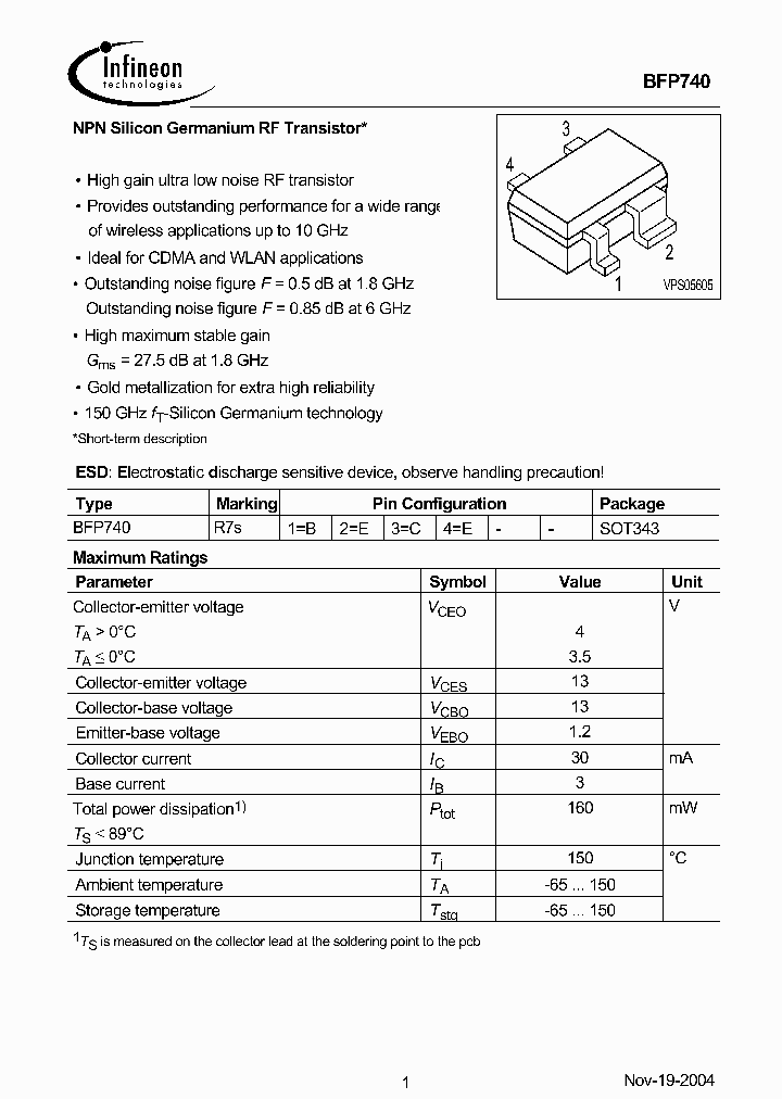 BFP740_320801.PDF Datasheet