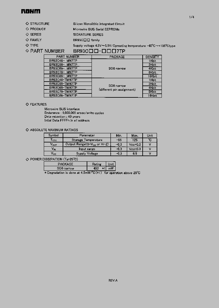 BR93C46-MN7TP_263687.PDF Datasheet