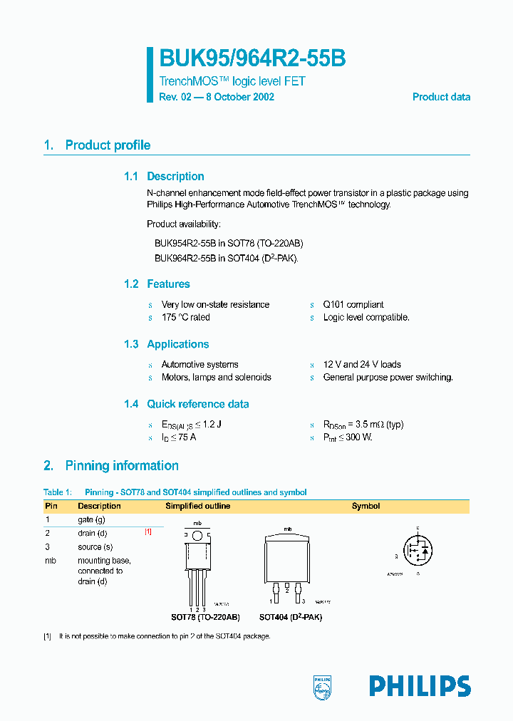 BUK954R2-55B_331786.PDF Datasheet