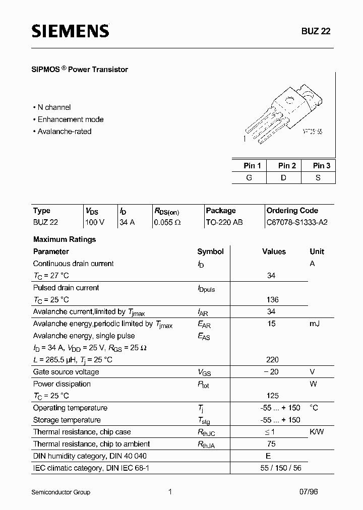 BUZ22_360118.PDF Datasheet