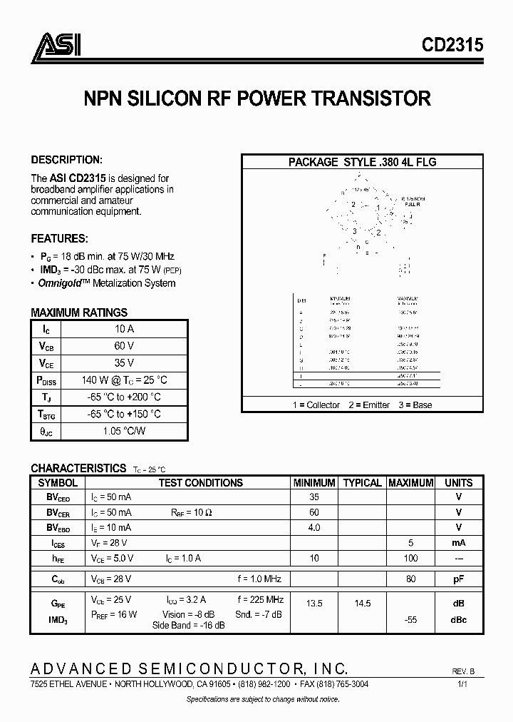 CD2315_371567.PDF Datasheet