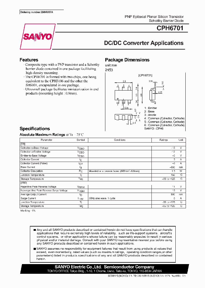 CPH6701_331179.PDF Datasheet