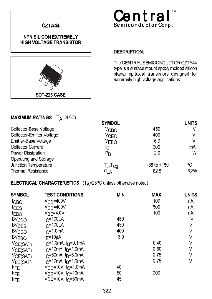 CZTA44_350037.PDF Datasheet