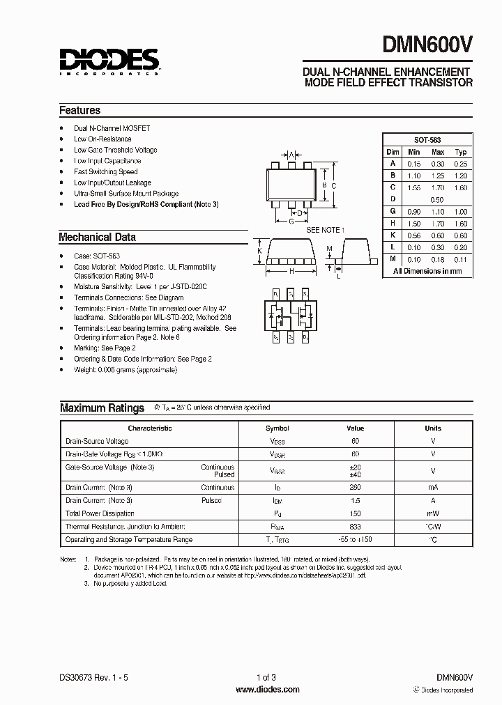 DMN600V_319194.PDF Datasheet