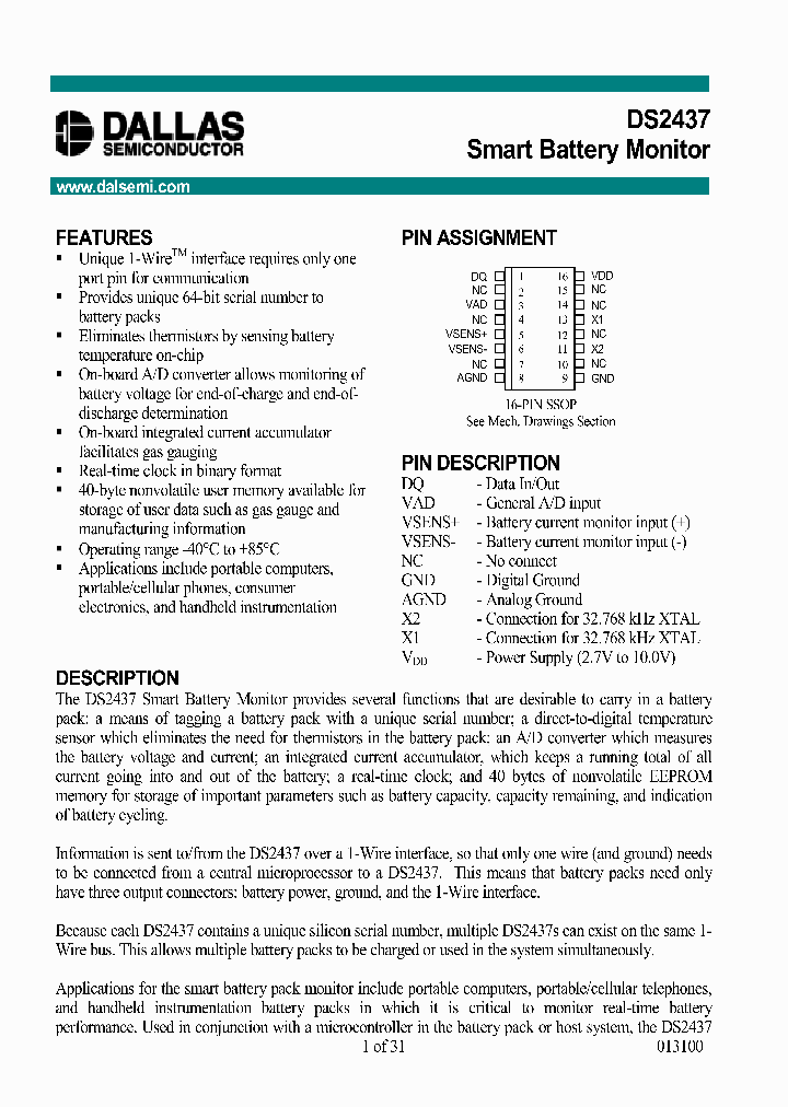DS2437_363393.PDF Datasheet