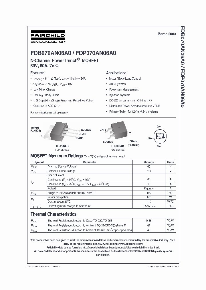 FDP070AN06A0_337721.PDF Datasheet