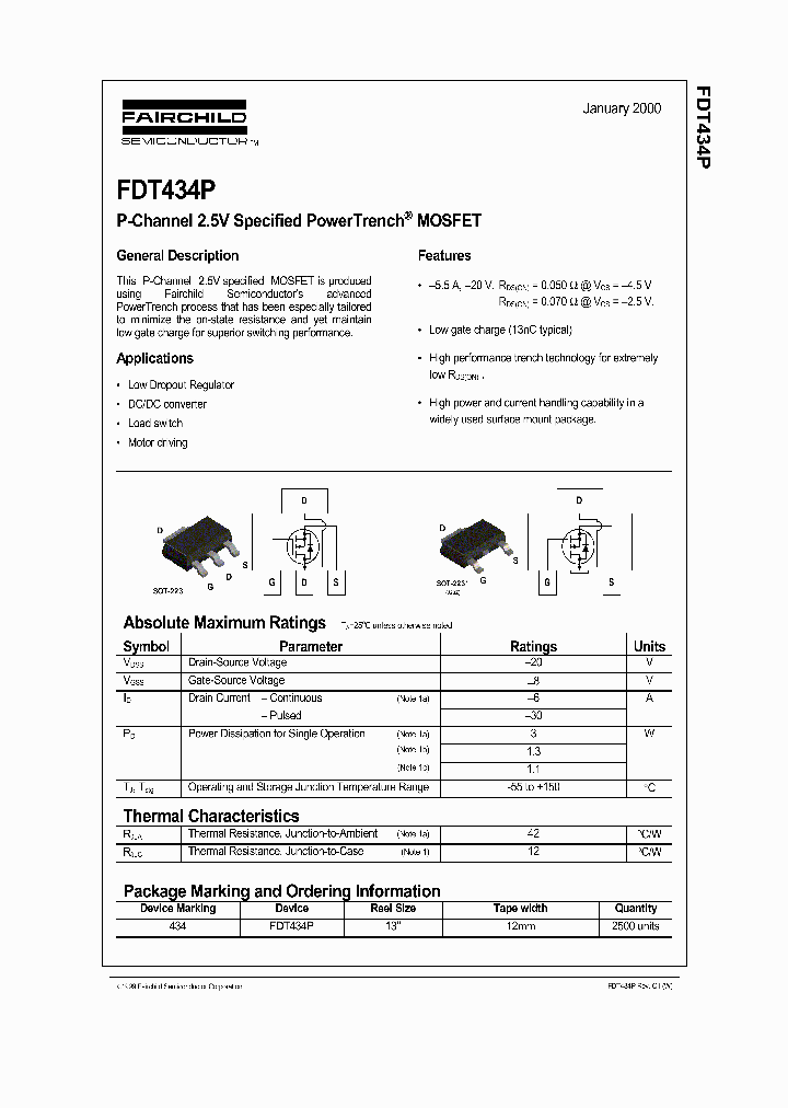 FDT434P_332493.PDF Datasheet