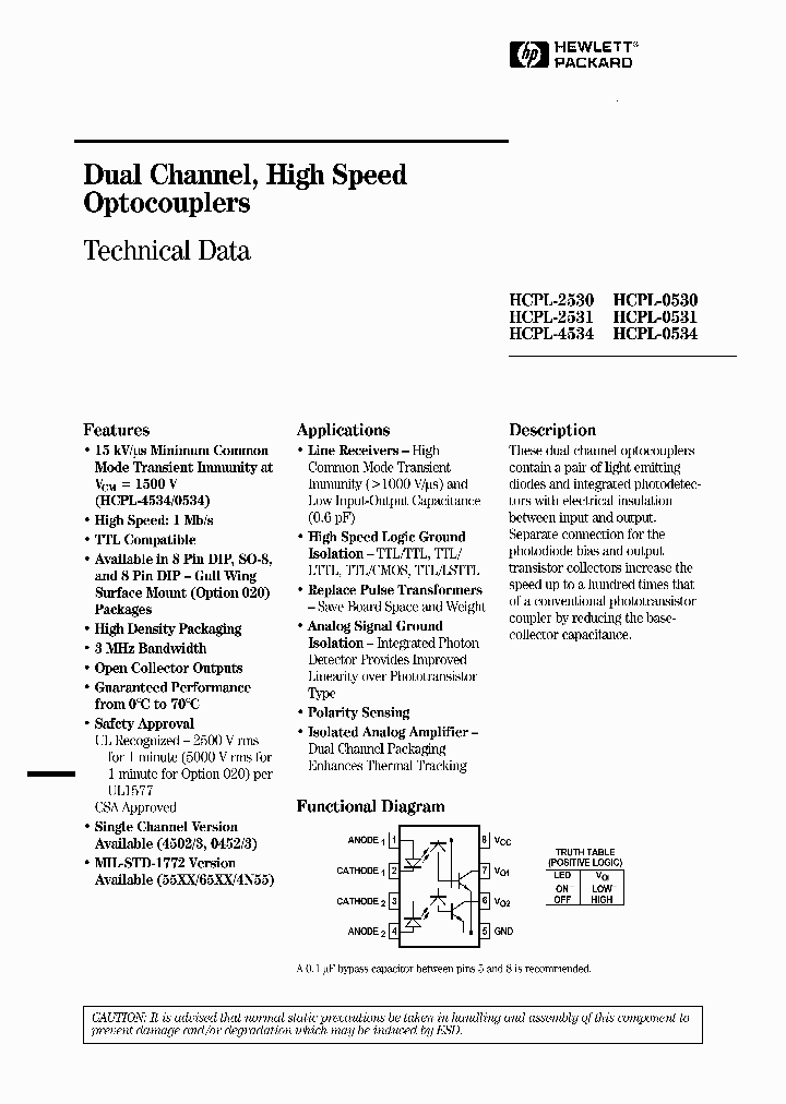 HCPL2530_309603.PDF Datasheet