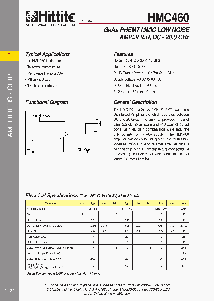 HMC460_351087.PDF Datasheet