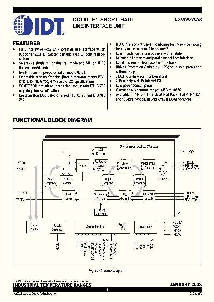 IDT82V2058_320426.PDF Datasheet