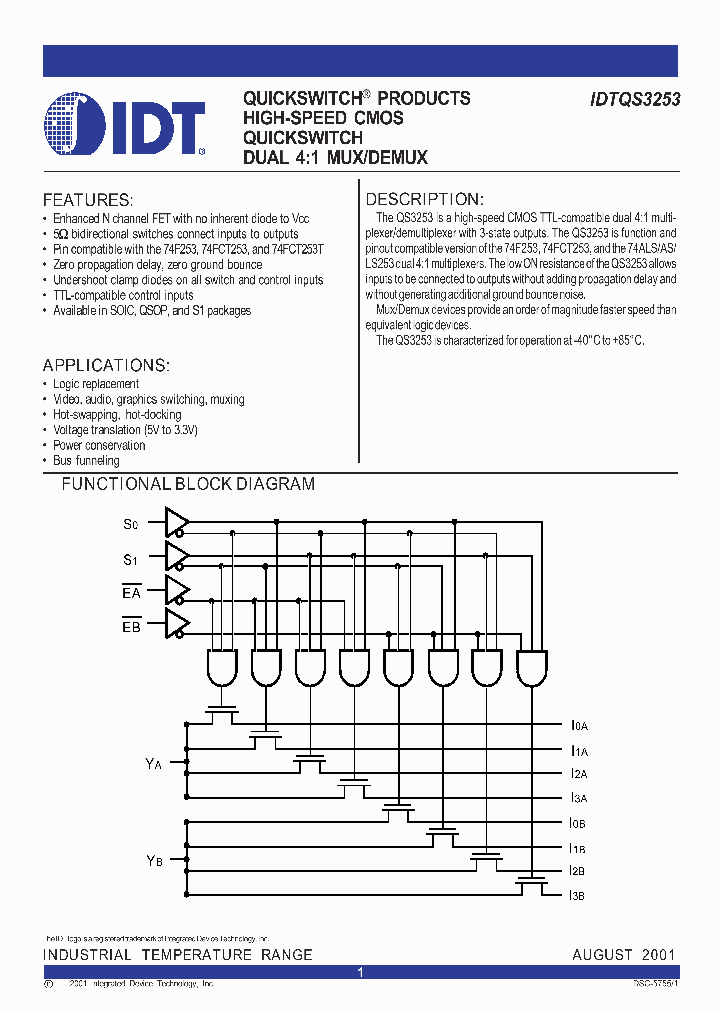 IDTQS3253_325732.PDF Datasheet