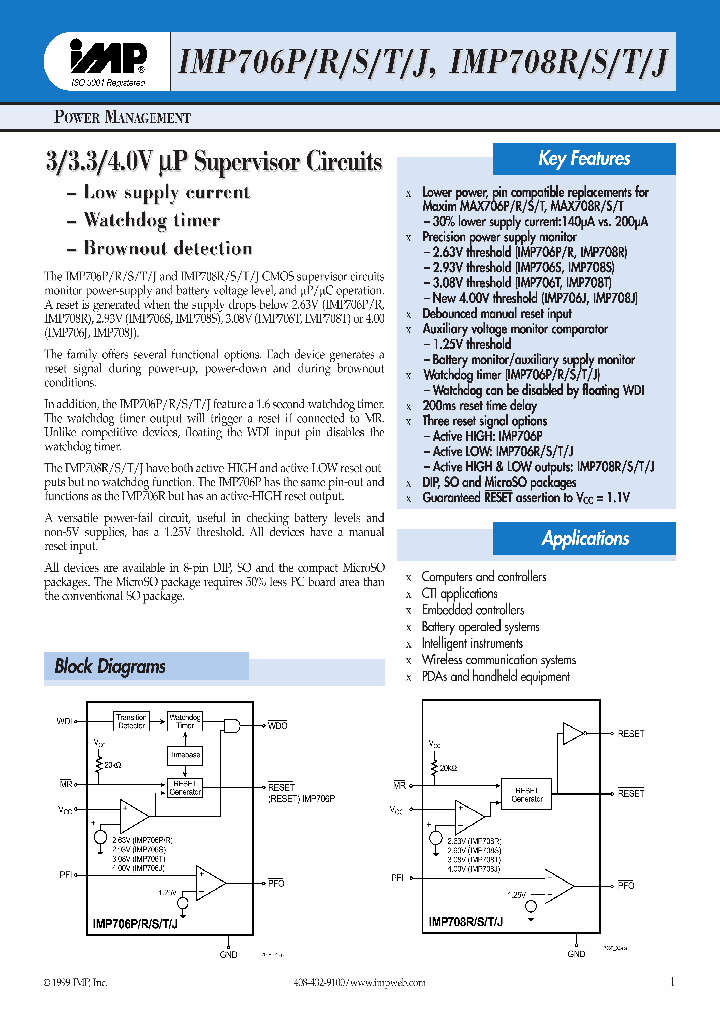 IMP706J_315799.PDF Datasheet