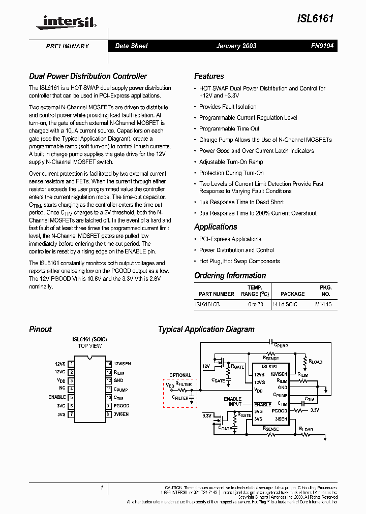 ISL6161_183873.PDF Datasheet