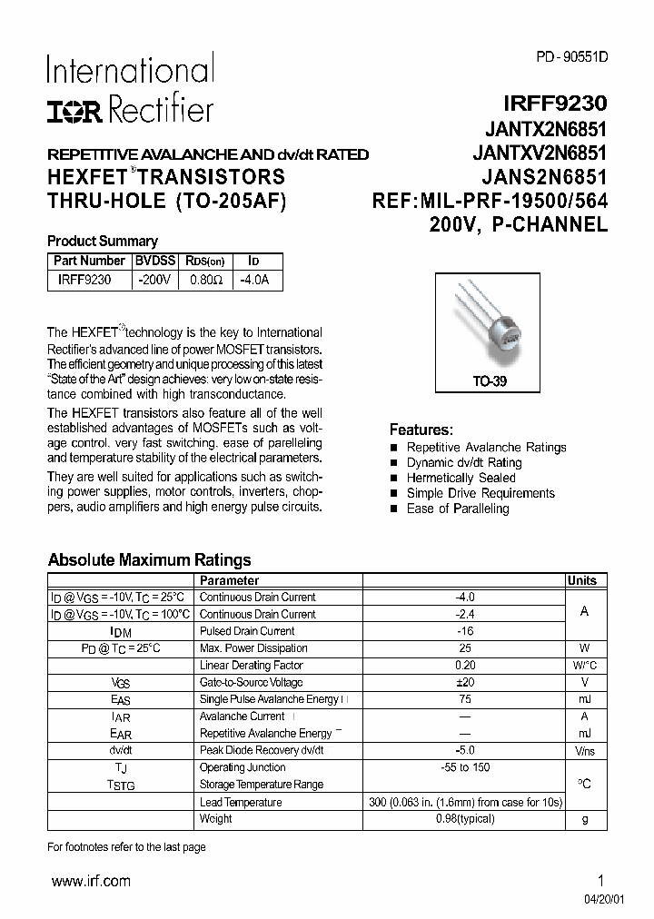 JANS2N6851_372649.PDF Datasheet