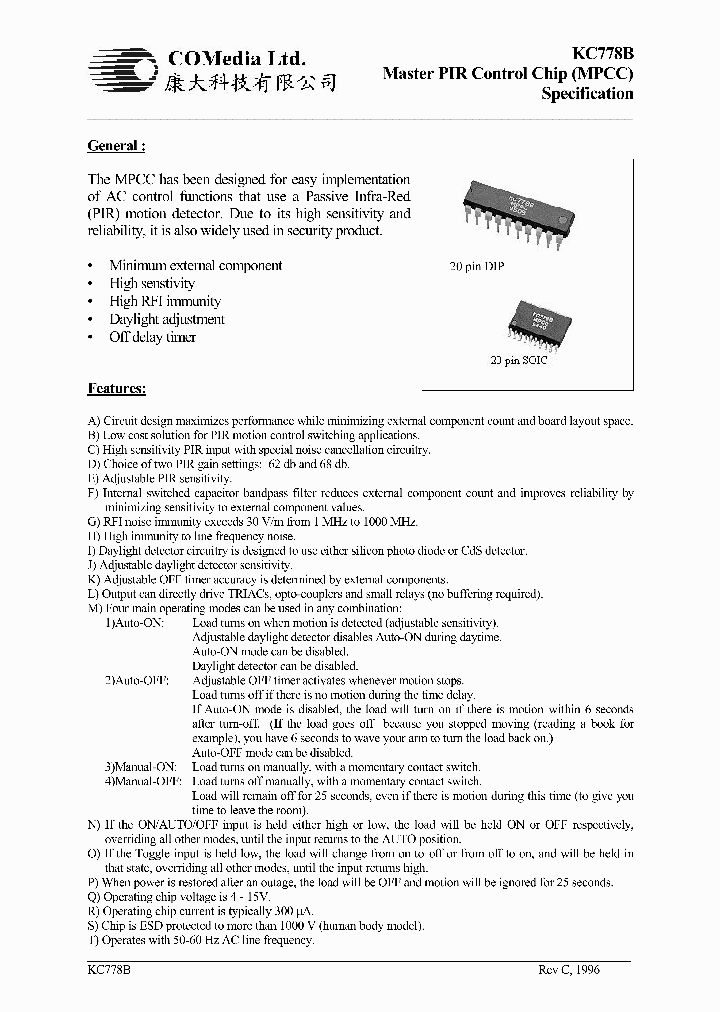 KC778B_329985.PDF Datasheet