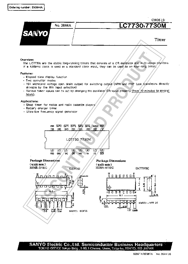LC7730M_320259.PDF Datasheet