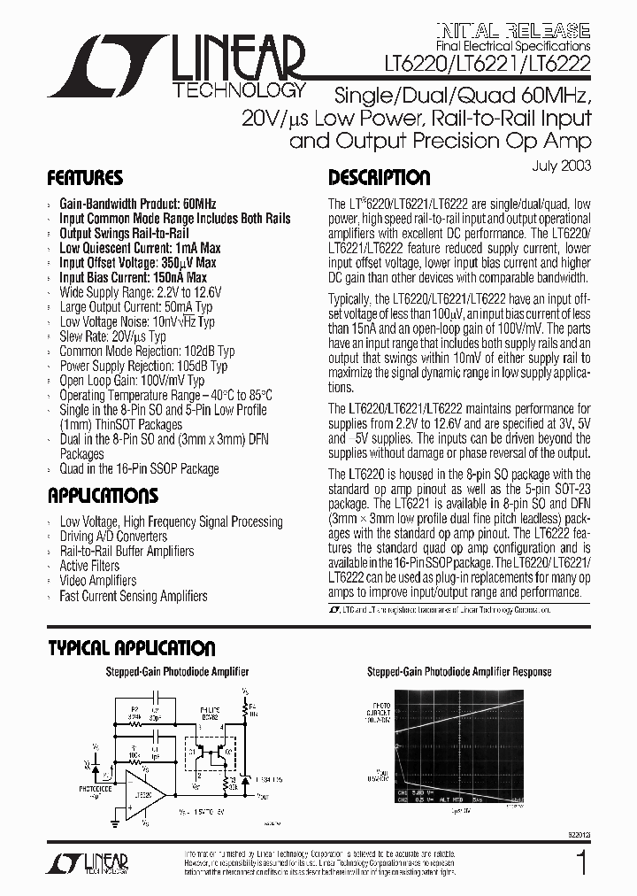 LT6221_294390.PDF Datasheet