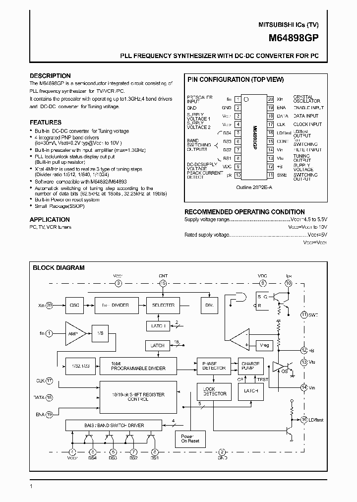 M64898GP_324409.PDF Datasheet