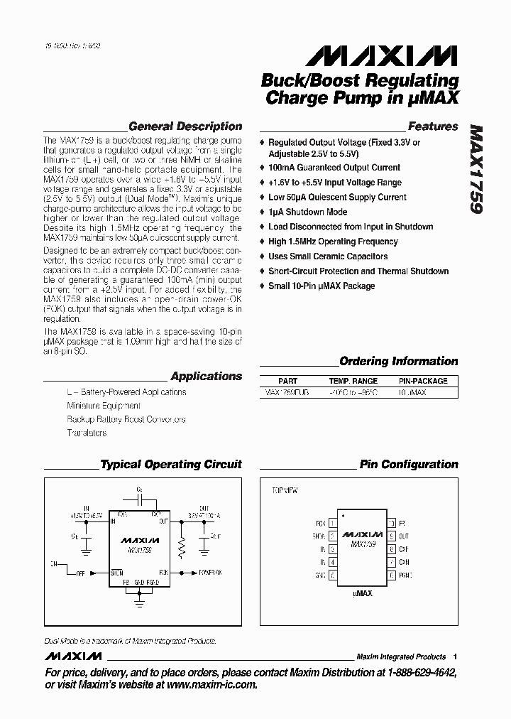 MAX1759_318284.PDF Datasheet