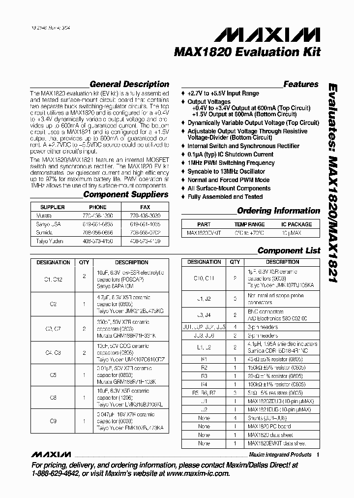 MAX1820_327677.PDF Datasheet