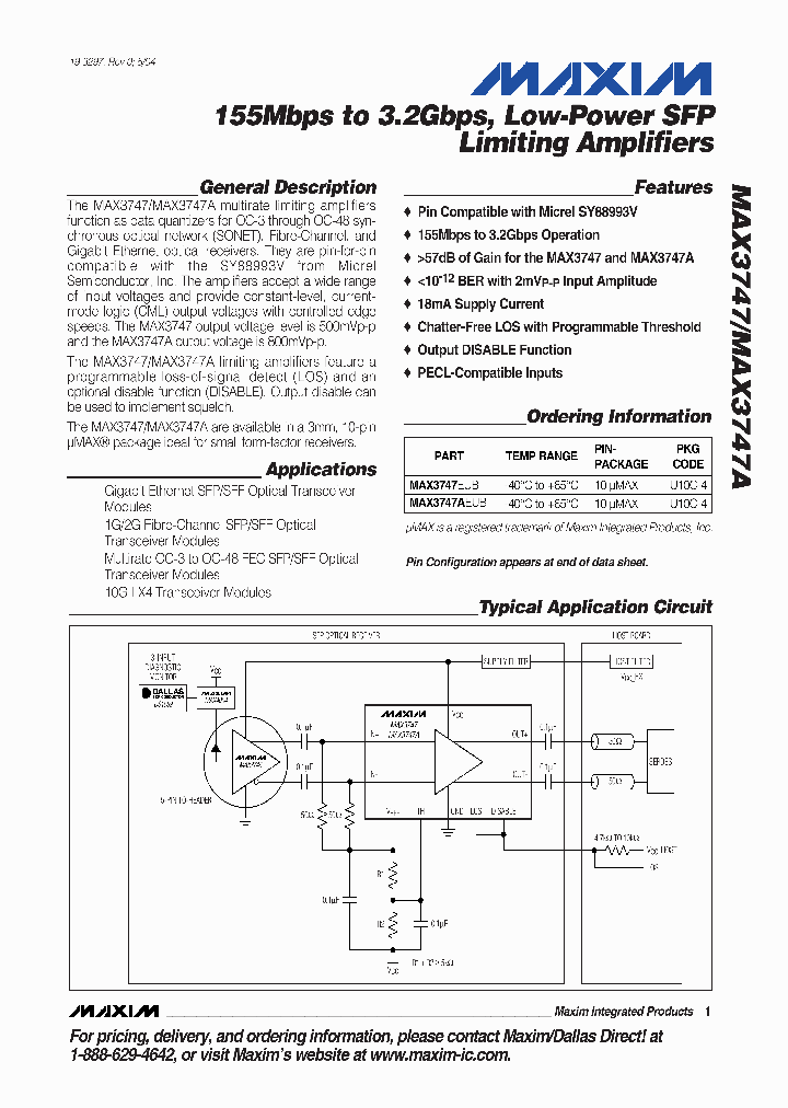 MAX3747_353679.PDF Datasheet