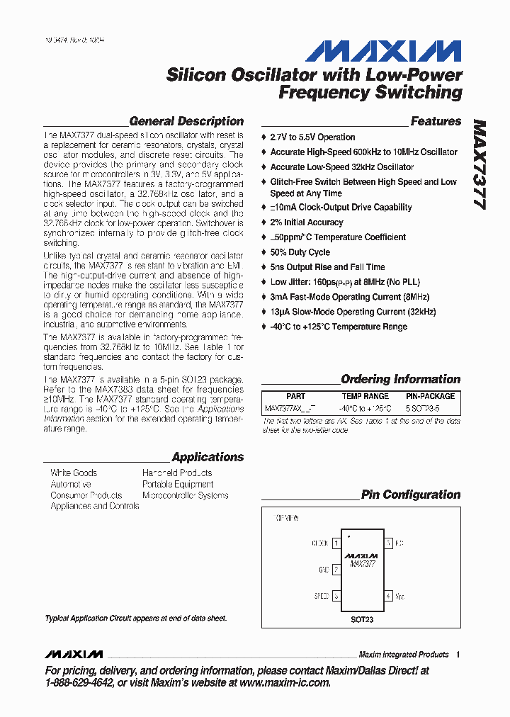 MAX7377_190258.PDF Datasheet