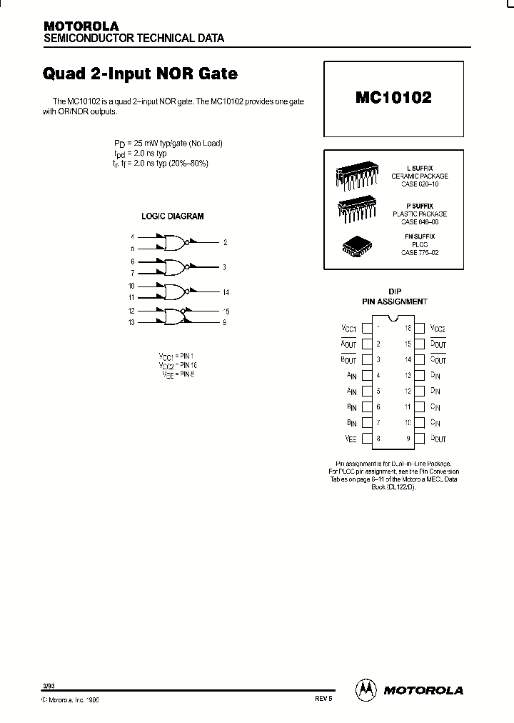 MC10102_106740.PDF Datasheet