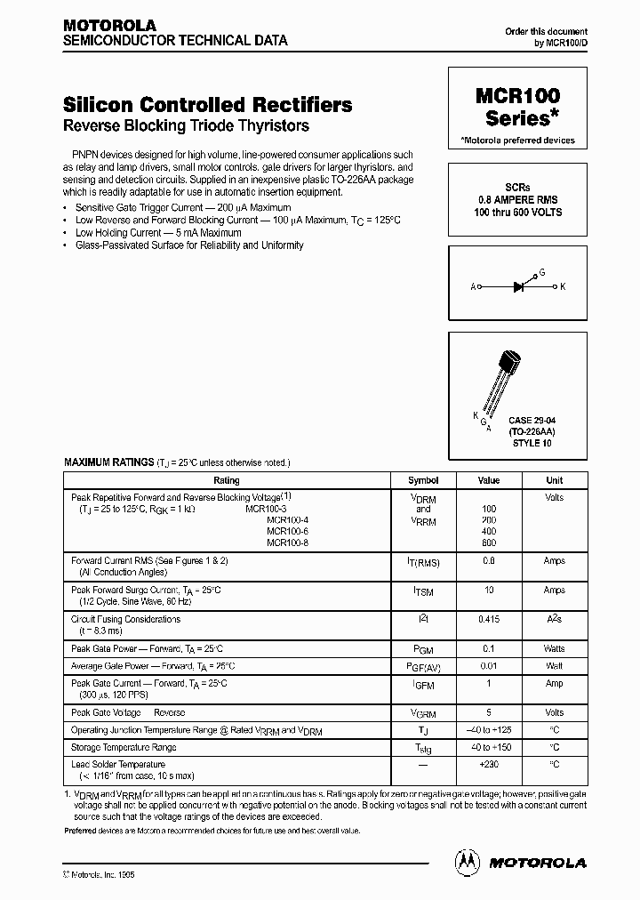 MCR100-3_326947.PDF Datasheet