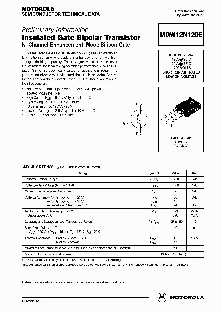 MGW12N120ED_354979.PDF Datasheet