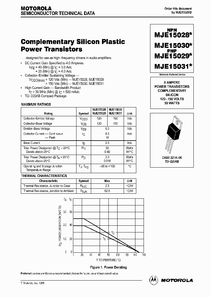 MJE15030_321298.PDF Datasheet