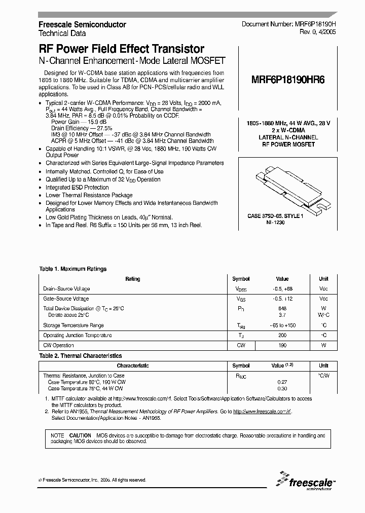 MRF6P18190HR6_372829.PDF Datasheet