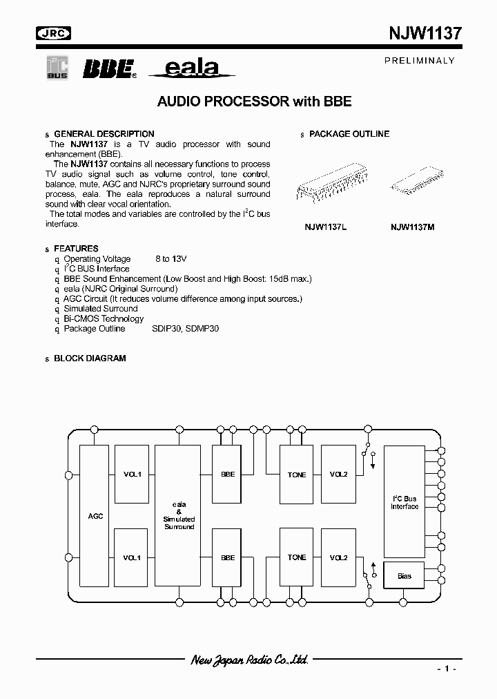 NJW1137_321940.PDF Datasheet