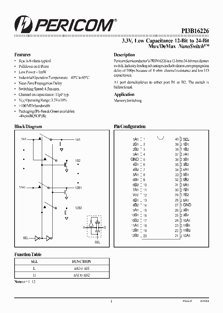 PI3B16226_348418.PDF Datasheet