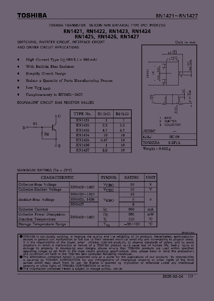 RN1426_291235.PDF Datasheet