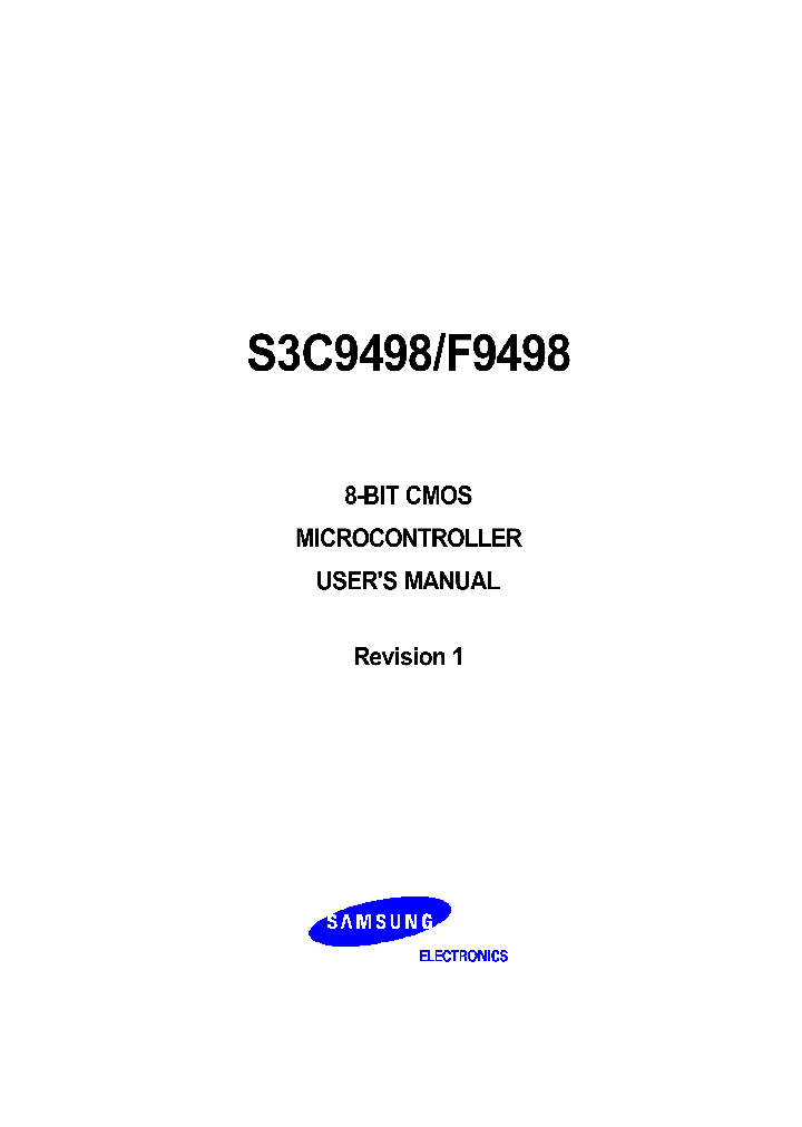 S3F9498_245189.PDF Datasheet
