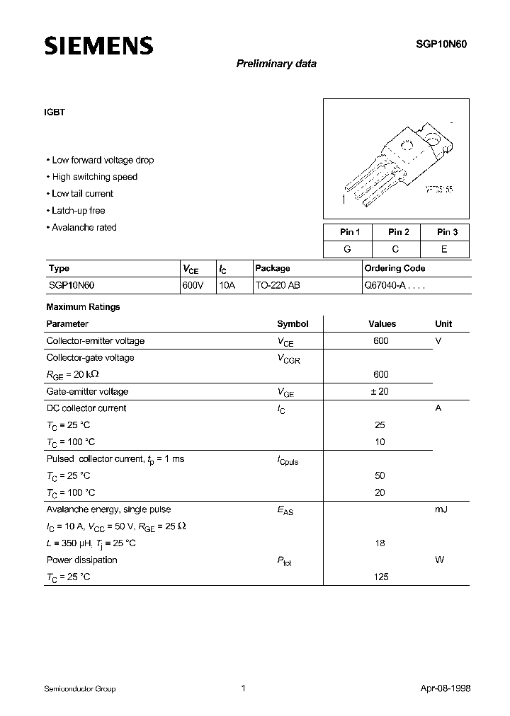 SGP10N60_312848.PDF Datasheet