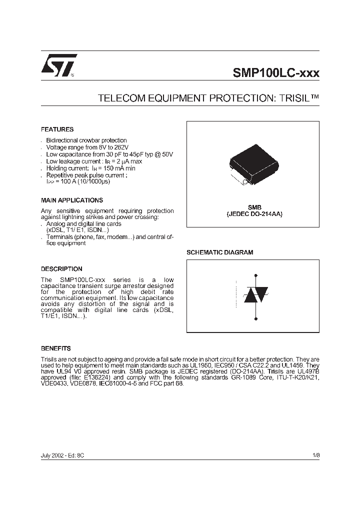 SMP100LC_384301.PDF Datasheet