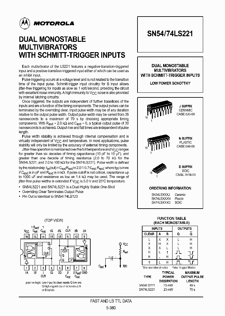 74LS221N_310843.PDF Datasheet