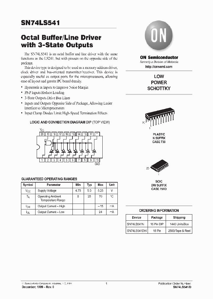 SN74LS541DW_330594.PDF Datasheet