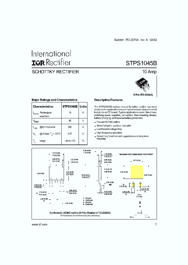 STPS1045B_196782.PDF Datasheet