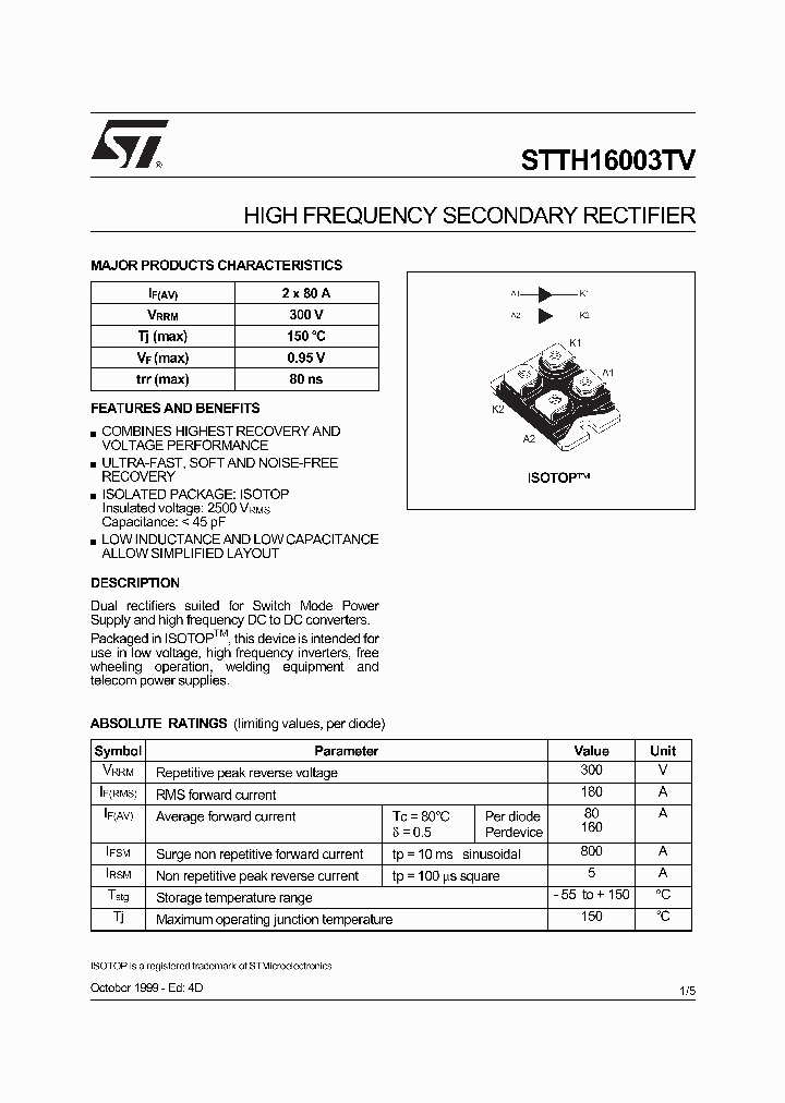 STTH16003TV1_363486.PDF Datasheet