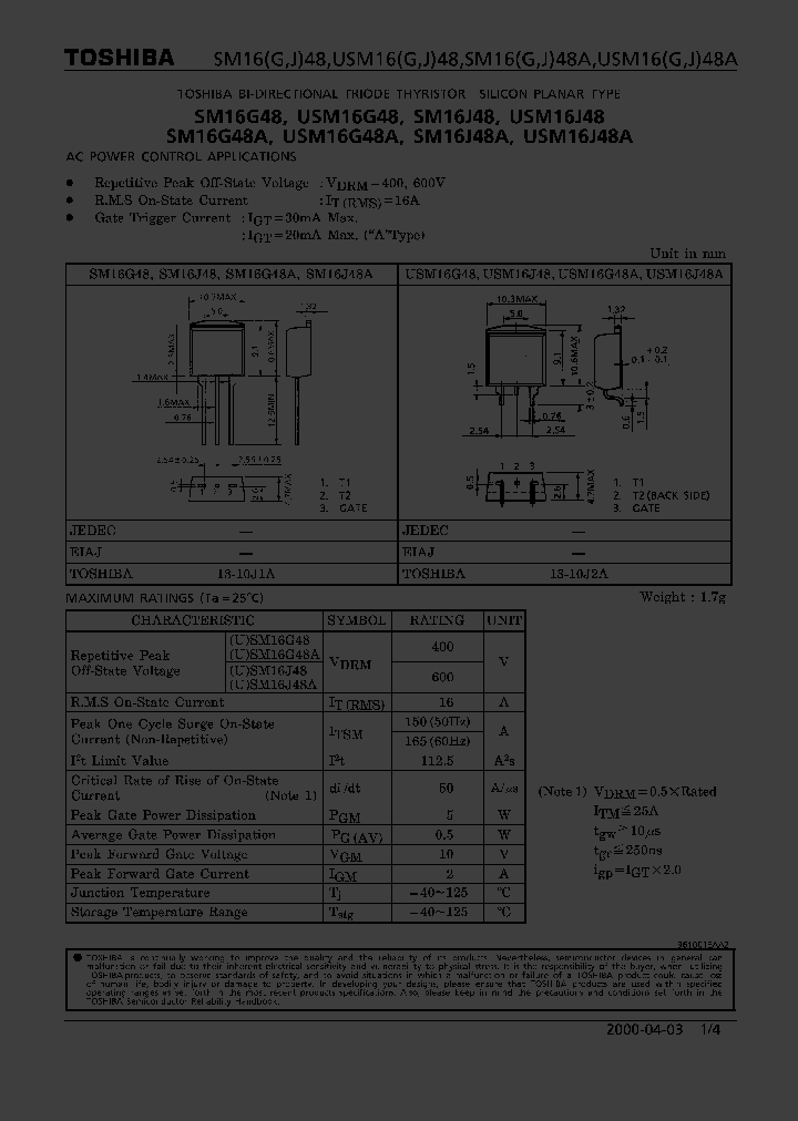 USM16G48A_275346.PDF Datasheet