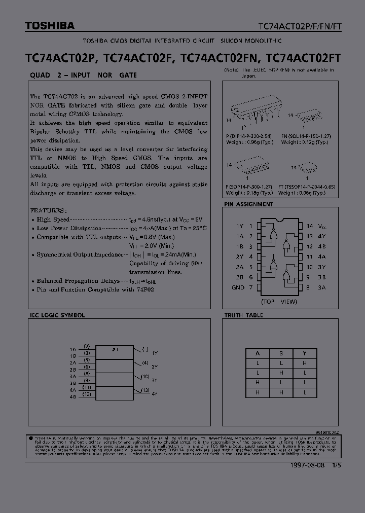 TC74ACT02FT_366418.PDF Datasheet