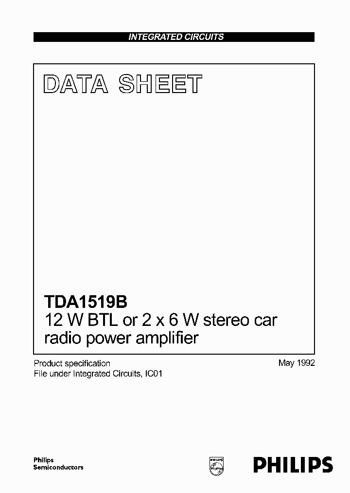 TDA1519B_180086.PDF Datasheet