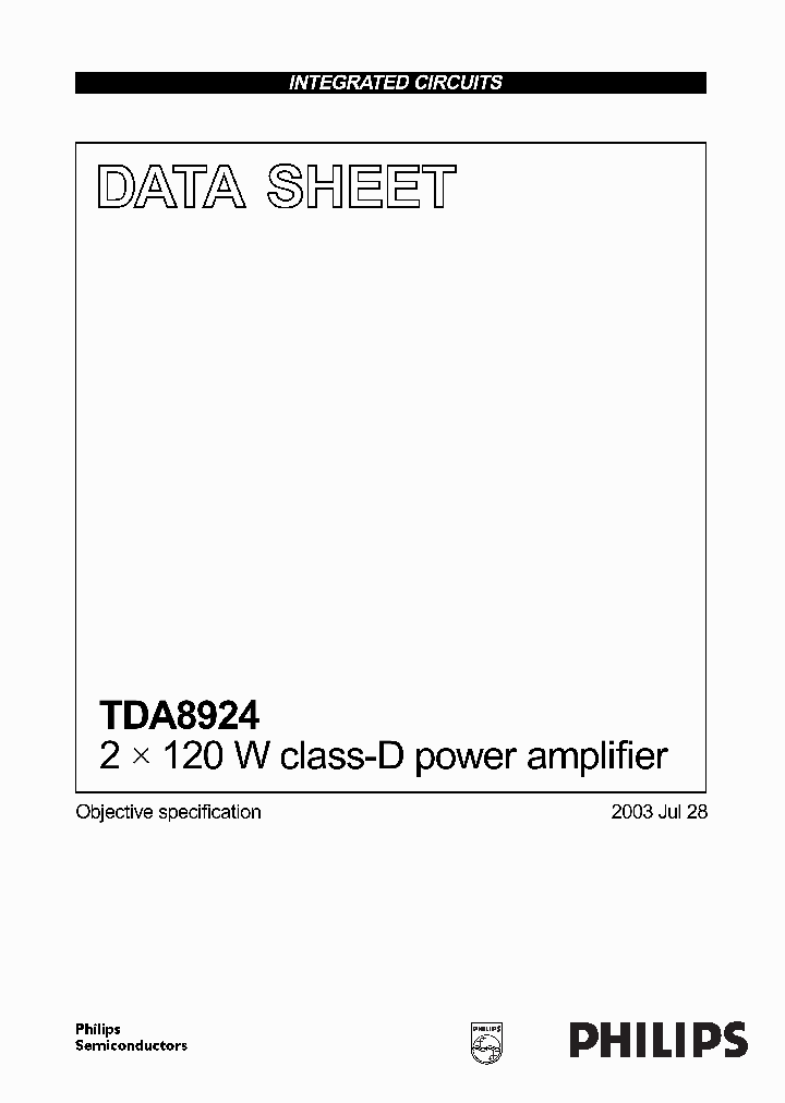 TDA8924TH_154466.PDF Datasheet