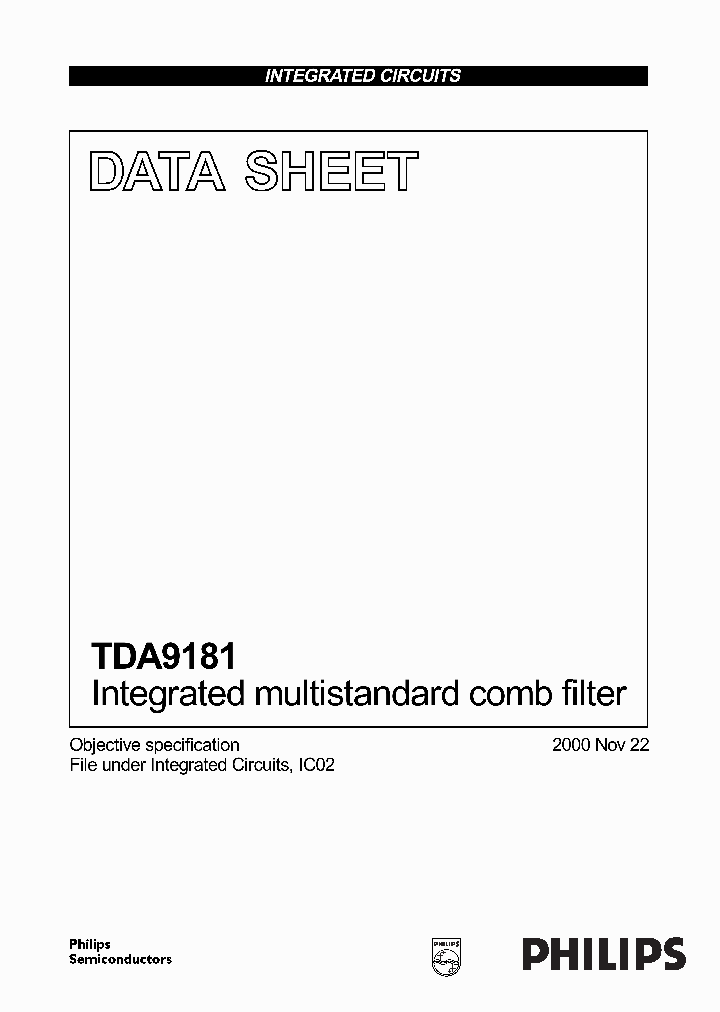 TDA9181_155003.PDF Datasheet
